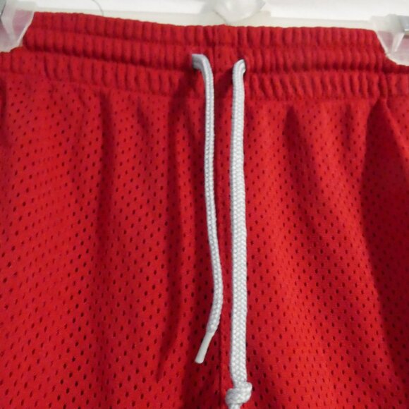 ATHLETIC WORKS | Boys 6X | Red Basketball Shorts | Basketball Stars - Picture 4 of 15
